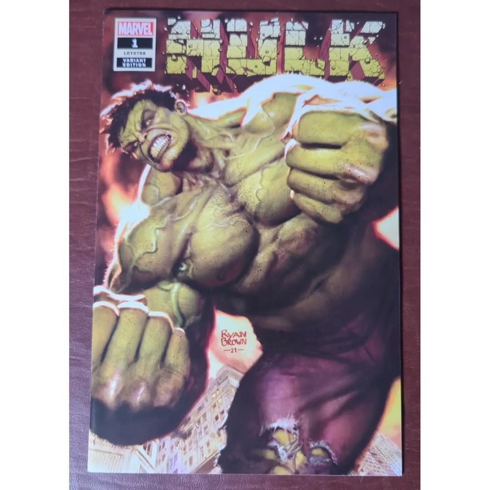 Hulk #1 Ryan Brown Variant LGY #768 (2021)‎ Marvel NM Range Bagged & Boarded